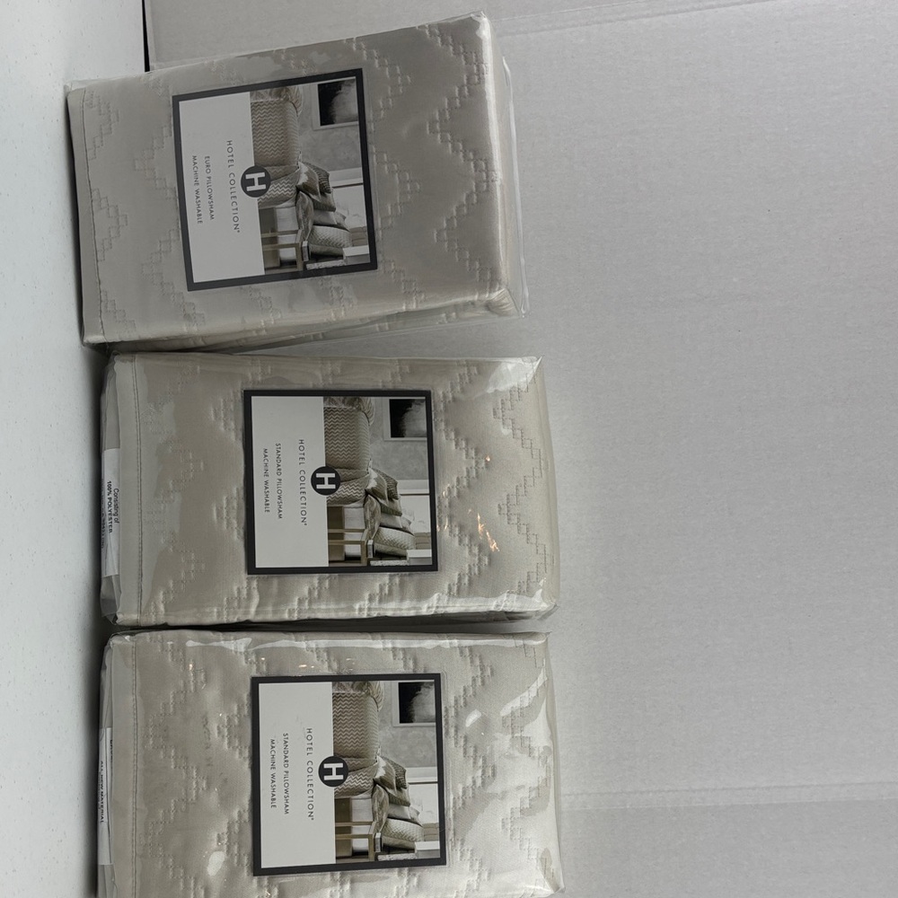 Hotel Collection Cream Euro Pillowsham,2 std